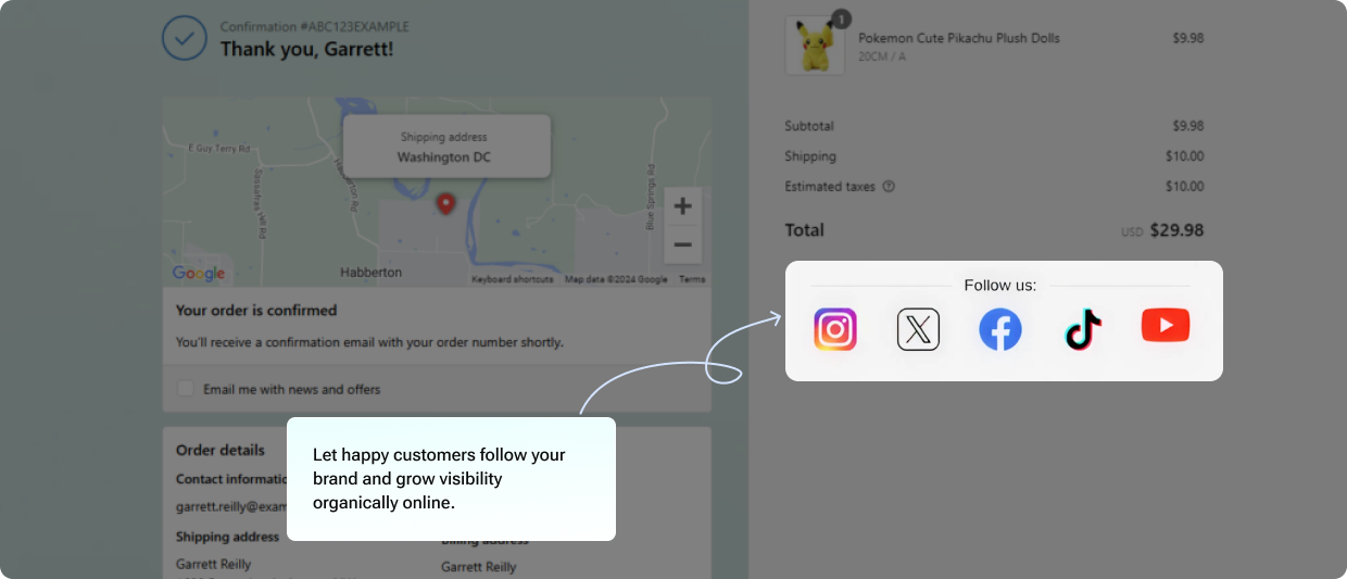 Social Sharing & Follow Buttons